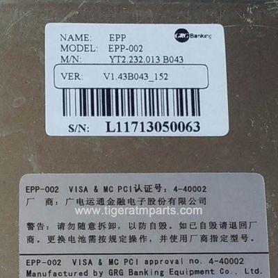 YT2232.013 GRG 뱅킹 EPP-002 키보드 ATM 교체 부품