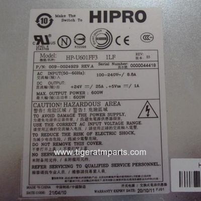 009-0024929 0090024929 NCR 6625 6674 전원 공급 장치 600W 24V ATM 부품