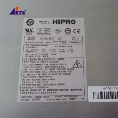 ATM 기계 부품 NCR 셀프서브 6622 343w 전원 공급 009-0025115