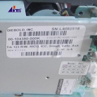 ATM 기계 부품 다이볼드 카드 리더 TRK 123 R/W HICO ICC 스마트 00104380000K