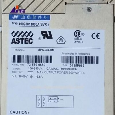 ATM 기계 부품 Diebold BCRM 전원 공급 600W 49023011000A