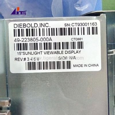 ATM 기계 부품 다이볼드 LCD 15 인치 햇빛 볼 수 있는 디스플레이 49223805000A