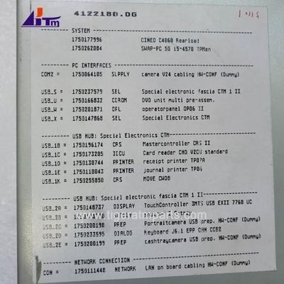 ATM 기계 부품 윈코 Nixdorf Cineo C4060 PC 코어 SWAP-PC 5G I5-4570 TPMen 1750262090 1750262084